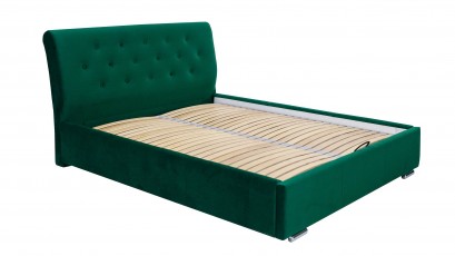 Hauss Storage Bed Amore With Buttons - Modern upholstered bed