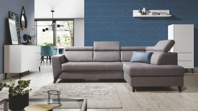 Wajnert Sectional Salsa - Comfortable sectional with bed and storage