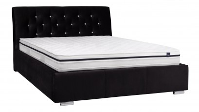 Hauss Bed Amore With Crystals - Glamour upholstered platform bed