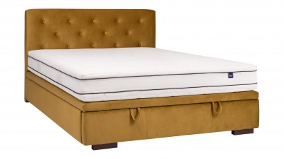 Hauss Storage Bed Milos Slim - Modern upholstered platform bed
