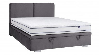 Hauss Storage Bed Sempre Slim - Modern upholstered platform bed