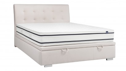 Hauss Storage Bed Luxor Slim - Modern upholstered platform bed