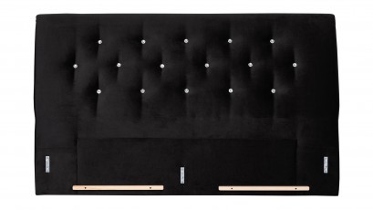 Hauss Storage Bed Amore Slim With Crystals - Glamour upholstered bed