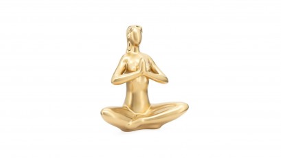  Torre & Tagus Yoga Decor Sculpture - Praying - Matte gold