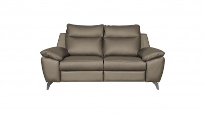  Des Loveseat Perle - Dollaro Smog - Full grain leather sofa