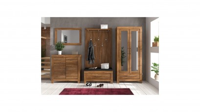  Gent Shoe Cabinet With Bench - Contemporary hallway bench
