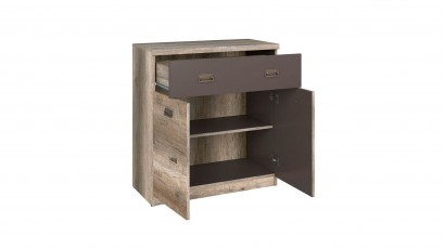  Malcolm 2 Door 1 Drawer Storage Cabinet - Youth collection