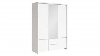  Kaspian White 5 Door Wardrobe - Contemporary furniture collection