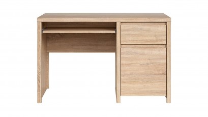  Kaspian Oak Sonoma Desk 120 - Sturdy desk
