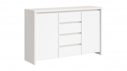  Kaspian White Dresser - Versatile storage solution