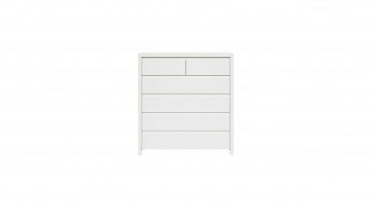  Kaspian White 6 Drawer Dresser - Contemporary furniture collection