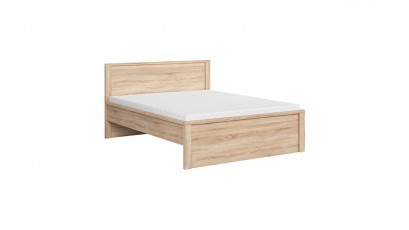  Kaspian Oak Sonoma Queen Bed II - Contemporary furniture collection