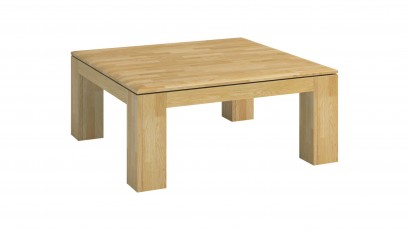  Mebin Rossano Square Coffee Table Oak Bianco - High-quality European furniture
