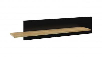  Mebin Rossano Small Hanging Shelf Oak Bianco - High-quality European furniture