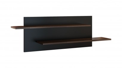  Mebin Rossano Medium Hanging Shelf Oak Notte - High-quality European furniture
