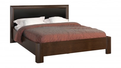  Mebin Rossano Queen Bed With Straight Headboard Oak Notte - High-quality European furniture