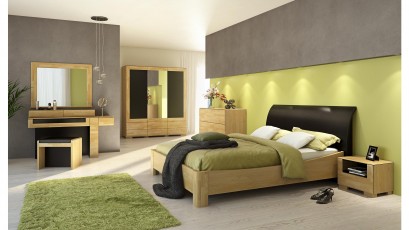  Mebin Rossano Nightstand Oak Bianco - High-quality European furniture