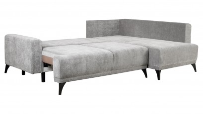 Libro Sectional Lima - Corner sofa with bed and storage