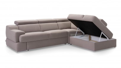 Gala Collezione Sectional Belluno 2,5QFL-SSEII-KEP - Carabu 164 - Modular sectional with bed and storage