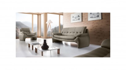  Des Sofa Madryt - Dollaro Smog - Full-grain leather