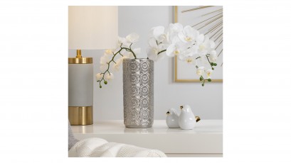  Torre & Tagus Clara Vase - Silver - Decorative vase