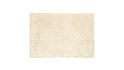  Torre & Tagus Floral Cutout PVC Placemat - Gold - Modern decor