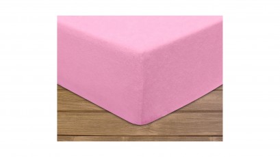  Darymex Terry Fitted Bed Sheet - Pink - Europen made