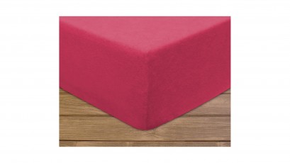  Darymex Terry Fitted Bed Sheet - Fuchsia - Europen made