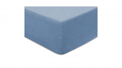  Darymex Terry Fitted Bed Sheet - Blue - Europen made