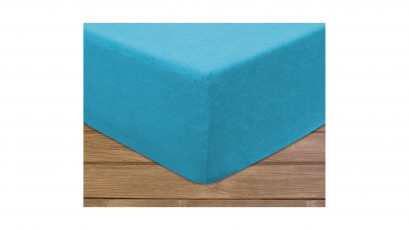  Darymex Terry Fitted Bed Sheet - Cerulean - Europen made