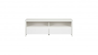  Kaspian White Tall Tv Stand - Contemporary furniture collection