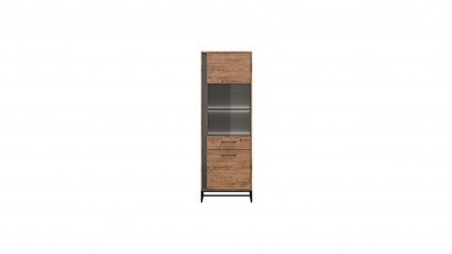  Luton Right Single Display Cabinet  - Loft style living room furniture