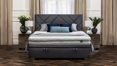 Hauss Storage Bed Linares Slim - Unique upholstered bed