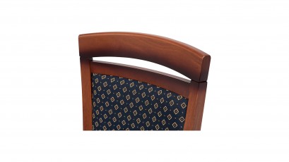  Bawaria Dining Chair With Arms - Navy - Traditional flair