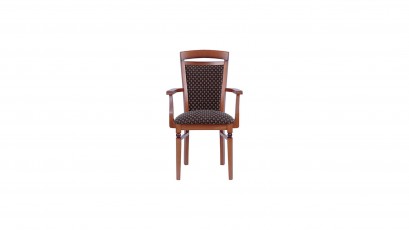 Bawaria Dining Chair With Arms - Navy - Traditional flair
