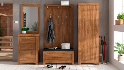  Gent Shoe Cabinet With Bench - Contemporary hallway bench