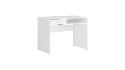  Nepo Plus 1-Drawer Desk White - Minimalist youth room collection