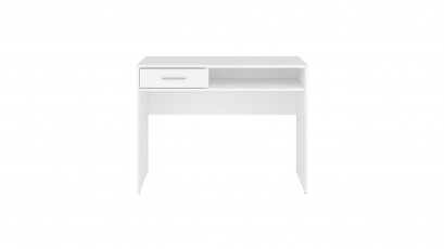  Nepo Plus 1-Drawer Desk White - Minimalist youth room collection