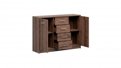  Nepo Plus Large Dresser Oak Monastery - Minimalist youth room collection