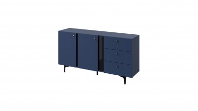  Lenart Colours Medium Sideboard CS-02 Navy - Modern accent furniture