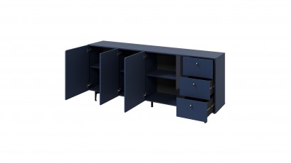 Lenart Colours Large Sideboard CS-03 Navy - Modern accent furniture