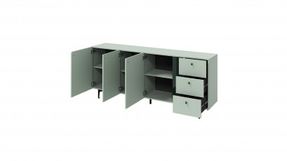  Lenart Colours Large Sideboard CS-03 Sage - Modern accent furniture