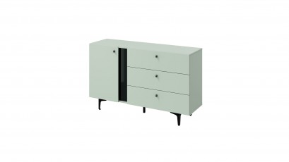  Lenart Colours Small Sideboard CS-04 Sage - Modern accent furniture