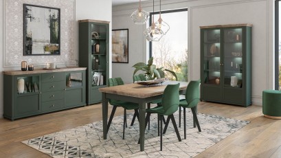  Helvetia Evora Sideboard Type 25 G/O - Green buffet cabinet