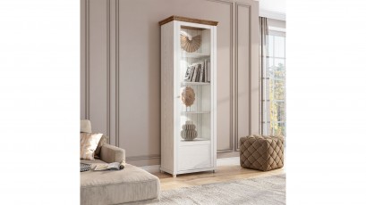  Helvetia Evora Right Single Display Cabinet Type 06 A/O - Classic china cabinet
