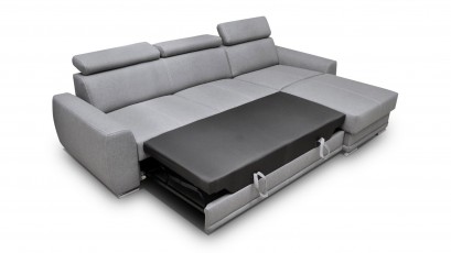 Puszman Sectional Moon Mini - Modern corner sofa with bed and storage.