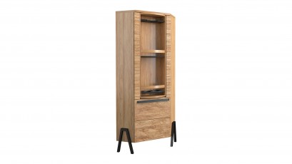  Mebin Pik Rotating Bar Cabinet Natural Oak Lager - Living room collection