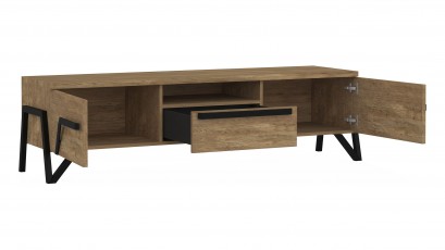  Mebin Pik Tv Stand Maxi Natural Oak Lager - Living room collection