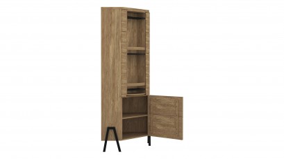  Mebin Pik Rotating Bar Cabinet Natural Oak Lager - Living room collection