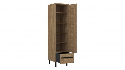  Mebin Pik Storage Cabinet Natural Oak Lager - Modern furniture collection